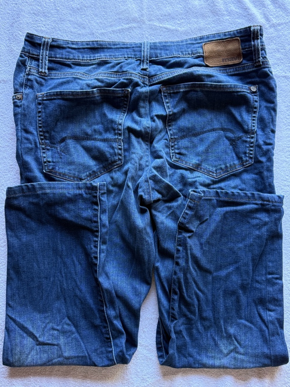 Mavi Slim Straight Blue Jeans - Picture 7 of 11